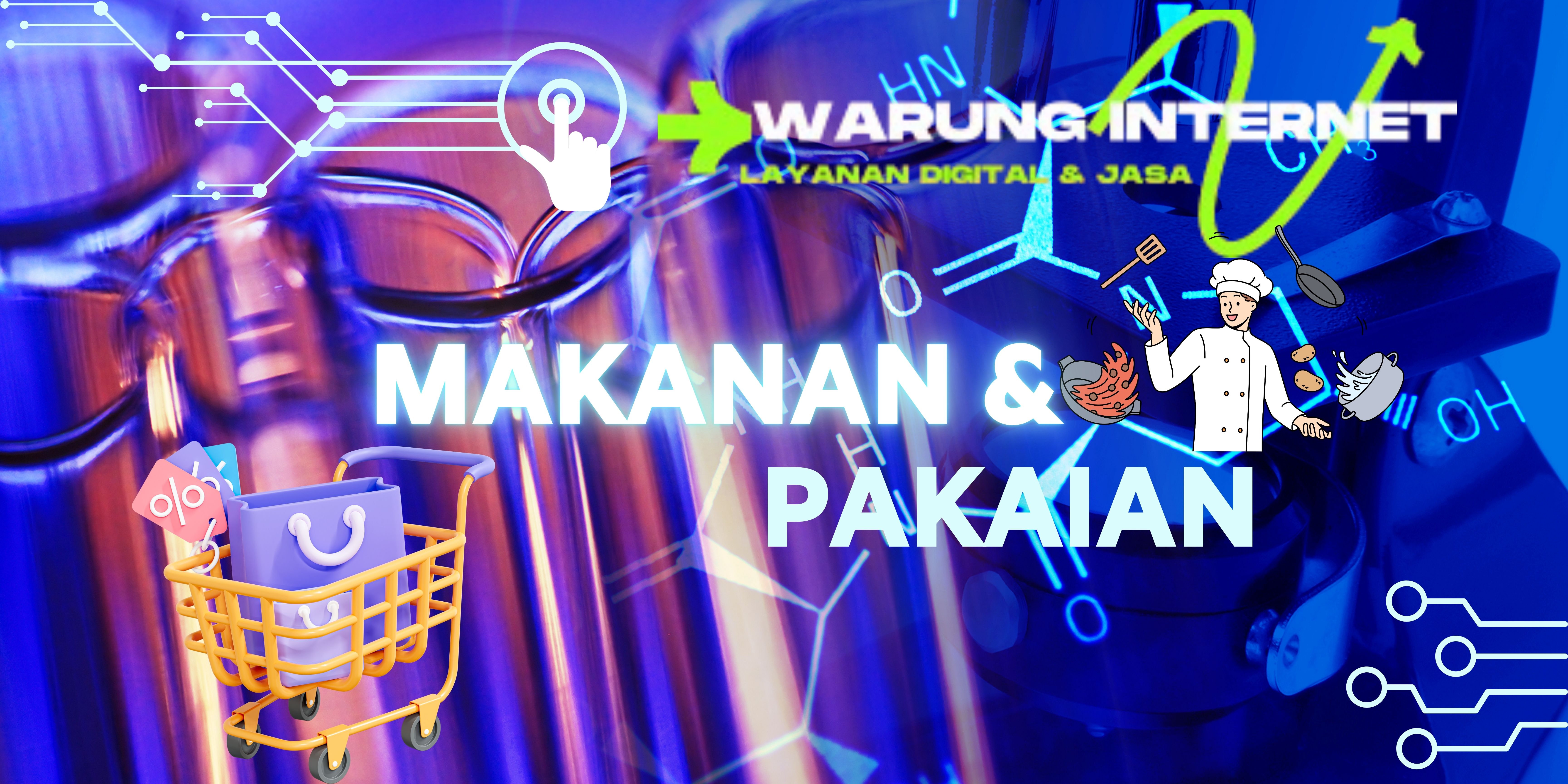 banner Makanan & Pakaian